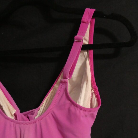 PROFILE By GOTTEX | size 12 | Pink One-Piece Swimsuit - Picture 12 of 16